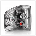 Acanii For 2004-2008 Ford F150 Flareside Black Housing Rear Tail Lights Brake Lamps Pair Set Driver Passenger Side