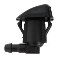 Windshield Washer Nozzle For Toyota Solara 24 2008 Driver Or Passenger Side Black Plastic 0 81 In Mount Hole 0 12 Inlet And 
