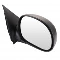 Ocpty Black Driver Side And Passenger View Mirror Smooth With Manual Adjustment Folding Non-heated Compatible For 2004d For