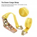 Portable Tensioning Belts Adjustable Freight Straps With Metal Buckle For Secure Ratchet Tie-downs Luggage Bag Binding And