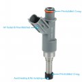 X Autohaux 4pcs 250-751003209-75100 Fuel Injector For Toyota 4runner 2 7l 2010 Hiace 2 Tacoma 2 2005-2016