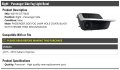 Marketplace Auto Parts Right Passenger Side Fog Light Bezel With Chrome Trim Compatible 2015-2016 Subaru Impreza