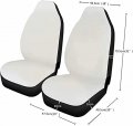 Giftpuzz Car Seat Covers Hummingbird Pink Flower Front And Rear Full Set Of 4 Auto Accessories Protectors Decorative Universal