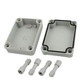 Yxq 110 X 80 45mm Electrical Junction Box Ip65 Waterproof Diy Power Electronic Outdoor Case Enclosure Grey 
