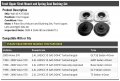 Front Upper Strut Mount And Spring Seat Bushing Set 4 Piece Compatible With 1998-2000 Volvo S70 3l 2 4l