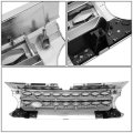 Auto Dynasty Compatible With Land Rover Lr4 L319 Chrome Diamond Mesh Front Bumper Grille Grill Guard