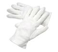 Radnor 64057233 Large White Heavy Weight Seamless Knit 100 Cotton Dress Inspection Gloves With Open Cuff 12 Pr 