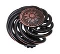 Gliderite Hardware 3072-f-orb-10 1 625 Inch Diameter Oil Rubbed Bronze Round Flower Design Cabinet Knob 10 Pack 