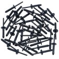 Rexka 40pcs 13 64 Hole Bumper Cover Radiator Support Air Duct Rivet For Gm 15718794 Chrysler Chevy Gmc Trucks Dodge Cadillac 