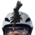 Galpada Helmet Hawks Motorcycle Mohawk Wig Hair Patches Skinhead Costumes Cosplay For Bicycle Black