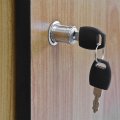 Uxcell Drawer Desk Wardrobe Cabinet Push Plunger Lock 3 4 Cylinder Diameter 1-1 Length Zinc Alloy Chrome Finish Keyed Alike