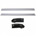 2 Packages Rocker Panels Extended Cab Cab Corners Pair For 99-07 Chevy Silverado Gmc Sierra 4dr
