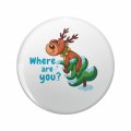 1080 Graphics Where Are You Santa Claus Key Chain Double Sided Stainless Steel Keychain 