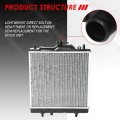 Dpi 1732 Factory Style-row Cooling Radiator Compatible With Suzuki Swift Chevy Geo Metro 1 0l 1 3l 1995-2001 Aluminum Core
