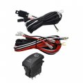 Labwork 12v Universal Red Fog Light Wiring Harness Fuse Laser Rocker Switch Relay Poa718421