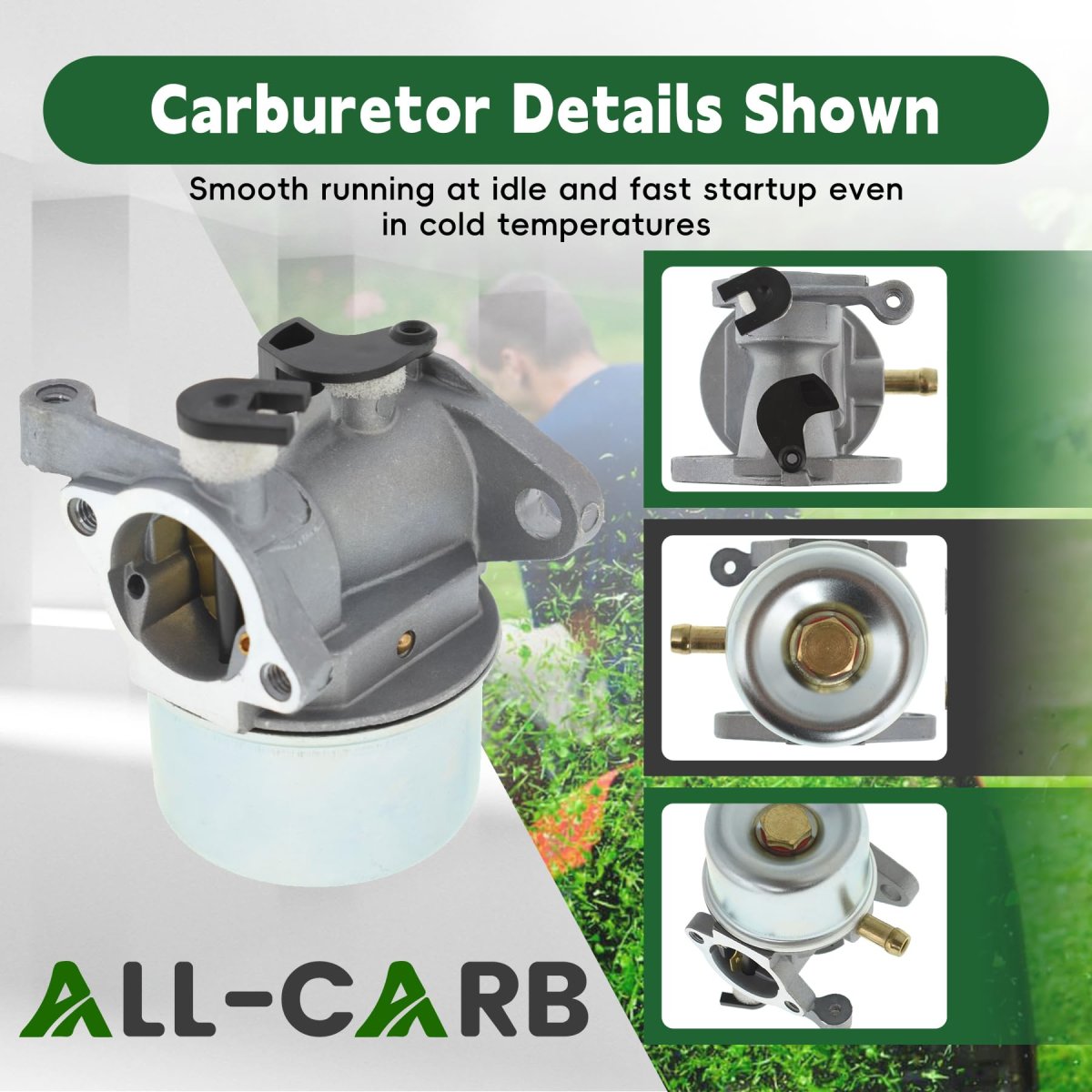 All-carb Carburetor Replacement For Briggs Stratton 7998 Gold 6 25 6 75hp Push Mower 675 190cc