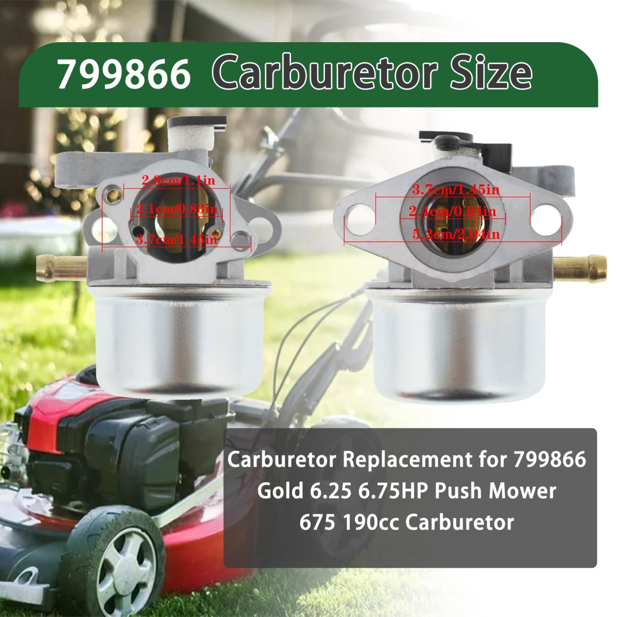 All-carb Carburetor Replacement For Briggs Stratton 7998 Gold 6 25 6 75hp Push Mower 675 190cc