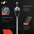 A-premium Pair 2 Front Cv Axle Shaft Assembly Compatible With Saturn L100 L200 L300 Ls Ls1 Ls2 Lw1 Lw2 2000 Lw200 Lw300