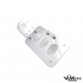 Httmt- Usmt402-p- Chrome Metal Chain Motorcycle Bike License Plate Tag Frame Holder Compatible With H-d