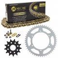 Niche Drive Sprocket Chain Combo For 2002-2005 Kawasaki Kx250 Front 13 Rear 49 Tooth 520v-x X-ring 114 Links
