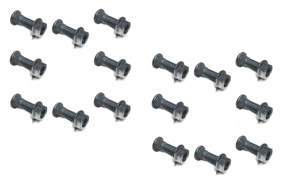 16 Pack Front Rear Wheel Nut And Stud For Polaris Ranger 500 700 Xp 2005 2008 Replaces