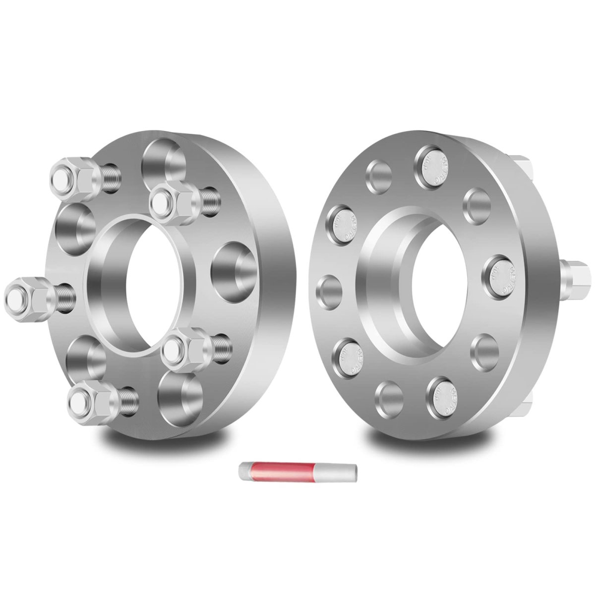 5x120 Hubcentric Wheel Spacers 1 Inch Thick Hub Bore 726mm With 12x1 5 Studs To Fit For 750il 1997 Silver 5 Lug 2x