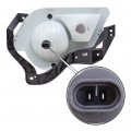 Brock Replacement Driver And Passenger Set Fog Lights For 2002-2006 Avalanche Pickup Truck With Body Cladding 15040361 15040362
