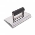 Qlt Hand Edger Concrete Finishing Tool Ce516sp Stainless Steel Blade With Plastic Handle 8 X 4 In 1 Radius To Prevent Chipping 