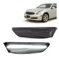 Hecasa Pair Led Front Side Marker Lights For 2003-2007 Infiniti G35 2d Coupe 2002-2007 Nissan Skyline V35 Bumper Lamps Turn 