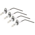 4 Pack 107352-01 Furnace Flame Sensor Sensing Rod Fits Goodman 