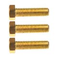 Hex Bolts Steel Yellow Zinc Finish Head Drive Coarse Thread Grade 8 7 16-14 By 1 5 In 3 Pieces Alx-pau-rb-960-315d-cl360a50 