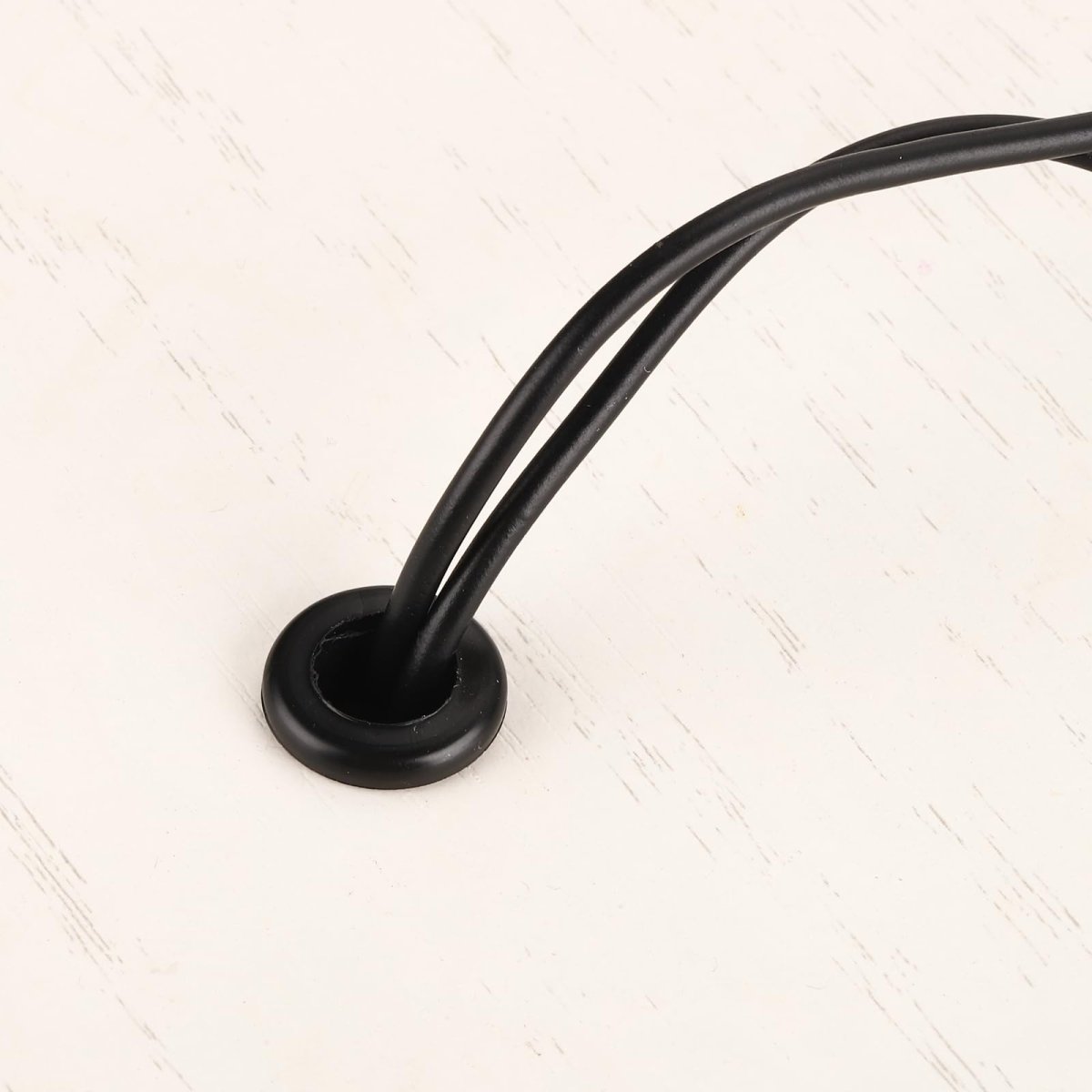 20pcs Rubber Grommets 14mm Mount Dia For 12mm Id Hole Plugs Wiring Firewall Cable Wire Protecting Black
