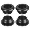 20pcs Rubber Grommets 14mm Mount Dia For 12mm Id Hole Plugs Wiring Firewall Cable Wire Protecting Black