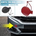 Front Bumper Tow Hook Cover Car Towing Eye Hole Replacement 71104-t5h-h50 For Honda Fit 2018 2019 Red
