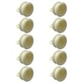 10pcs White Replacement For Chevrolet Silverado Auto Shifter Cable Linkage Bushing Rubber Repair Kit 