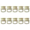 10pcs White Replacement For Chevrolet Silverado Auto Shifter Cable Linkage Bushing Rubber Repair Kit