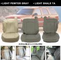 Ecotric Passenger Seat Cover Compatible With 2000-2002 Chevy Chevrolet Tahoe Suburban 1500 2500 Front Right Side Artificial