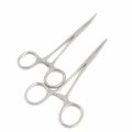 Ddp 2 Pcs Premium O R Grade Kelly Hemostat Forceps 5 Straight And Curved Veterinary Dental Instruments 