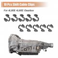 X Autohaux 10 Pcs Shift Cable Clips For Chevrolet Chevy Silverado Gmc Sierra 4l80e 4l60e Gearbox Transmission Shifter Bushing