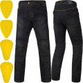 Ilm Motorcycle Dirt Bike Pants For Men Ce Armored Motocross Riding Gear Jeans Motorbike Adventure Touring Pant Bjn01 Gray 