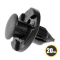 Multi Purpose Retainer Fender Clips For Nissan Altima 2007 2018 Nylon Black Fasteners 20 Millimeters Head Diameter Replaces