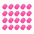 Uxcell 20pcs 17mm Pink Luminous Car Wheel Lug Nut Bolt Hub Screw Cover Protective Cap