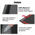 X Autohaux 1 Set Carbon Fiber Pattern Door Window Control Panel Cover Lift Switch Button Plate For Bmw 3 Series 330i Sedan G20