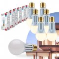 Satco S11493 10 22 34 Watt Ps25 Led Three-way Lamp E39d Mogul Base 5000k White Finish 120 Volt For Commercial And Residential