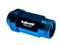 Vms Racing 12x1 5 20pc Piece Blue Anodized 44mm Long Open End Lightweight Aluminum Lug Nuts Compatible With Chevy Chevrolet