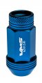 Vms Racing 12x1 5 20pc Piece Blue Anodized 44mm Long Open End Lightweight Aluminum Lug Nuts Compatible With Chevy Chevrolet
