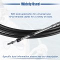 Uxcell 1pcs 24ft 276 Inch Marine Type 3300 33c Throttle Shift Remote Control Box Cable W Clevis For Yamaha Outboard Engine Boat
