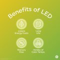 Ge Classic Led 60 Watt Replacement Bright White A19 General Purpose Bulbs 4 Pack