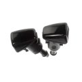 Windshield Washer Nozzle For Chrysler Sebring 2008 To 2010 Plastic Black Snap On Replacement 5116079aa 5116079ab 0 84 In Length