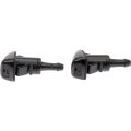 Windshield Washer Nozzle For Chrysler Sebring 2008 To 2010 Plastic Black Snap On Replacement 5116079aa 5116079ab 0 84 In Length